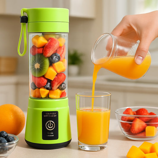 un jus fait maison avec un presse agrume 