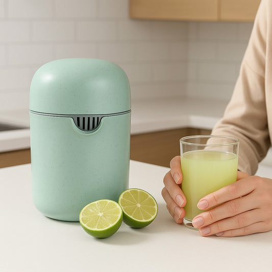 faire un jus de citron vert avec un presse agrumes 