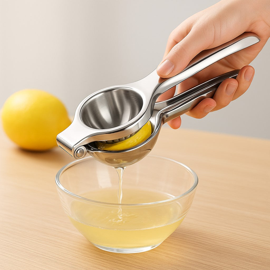 un jus de citron avec un presse agrumes 