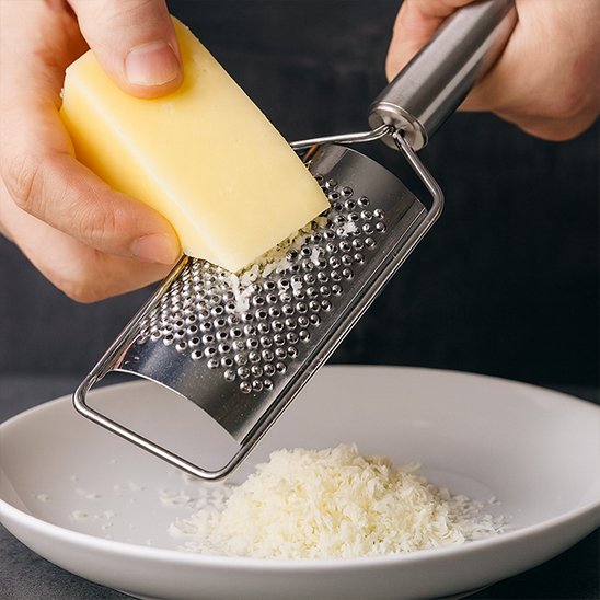 Râpe à fromage pour raper du parmesan 