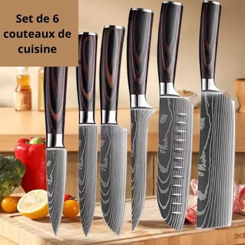 Set de couteaux de cuisine | Zest™ - Shopchicuisine