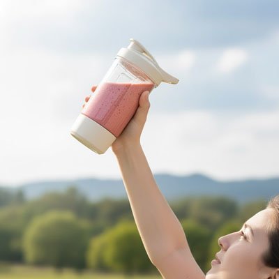 Shaker electrique  pour faire des jus 