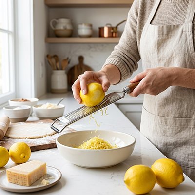 Zesteur pour faire du zeste de citron 