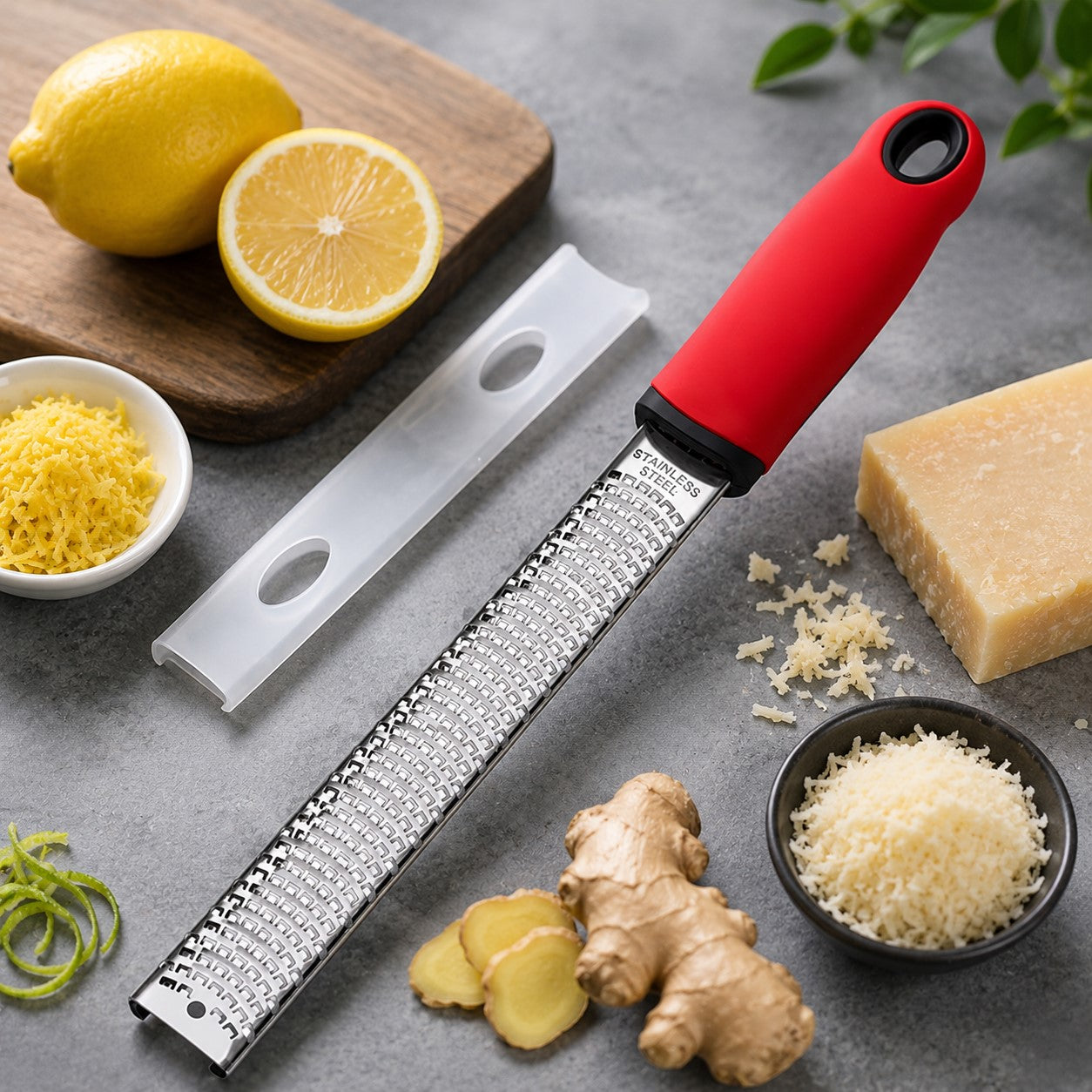 raper du fromage avec un zesteur 